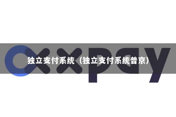 独立支付系统(独立支付系统普京)