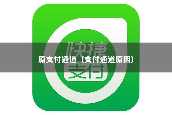原支付通道(支付通道原因)