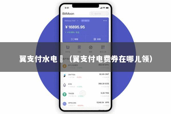 翼支付水电劵(翼支付电费券在哪儿领)