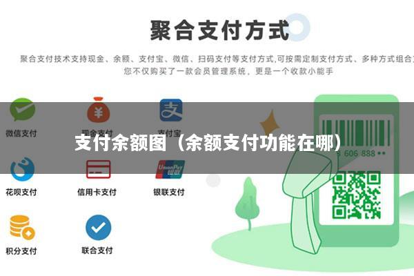 支付余额图(余额支付功能在哪)