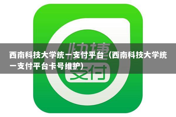 西南科技大学统一支付平台(西南科技大学统一支付平台卡号维护)