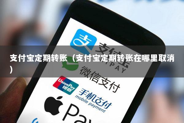 支付宝定期转账(支付宝定期转账在哪里取消)