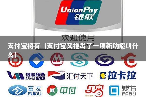 支付宝将有(支付宝又推出了一项新功能叫什么)