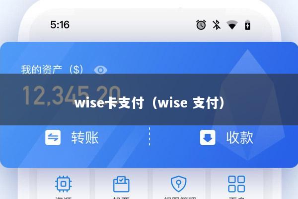 wise卡支付(wise 支付)