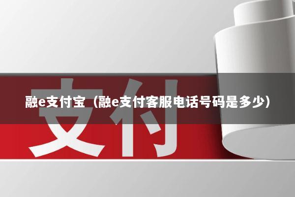 融e支付宝(融e支付客服电话号码是多少)