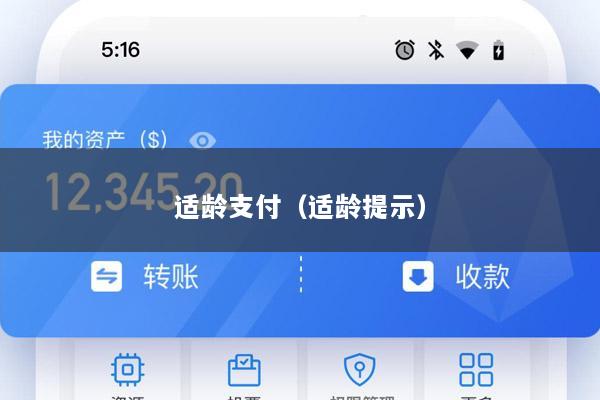 适龄支付(适龄提示)