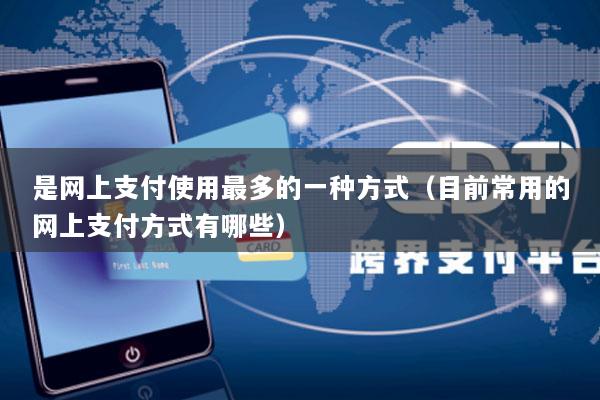 是网上支付使用最多的一种方式(目前常用的网上支付方式有哪些)