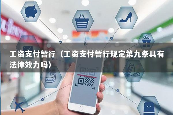 工资支付暂行(工资支付暂行规定第九条具有法律效力吗)