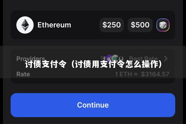 讨债支付令(讨债用支付令怎么操作)