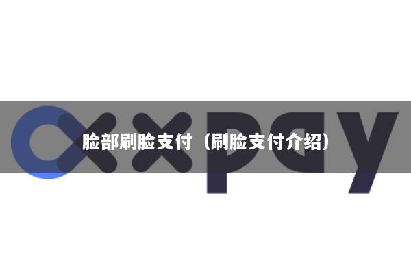 脸部刷脸支付(刷脸支付介绍)