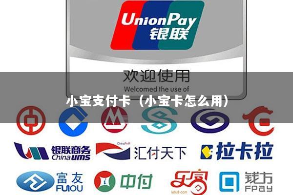 小宝支付卡(小宝卡怎么用)